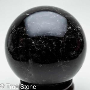 3.6Kg モリオン 黒水晶 丸玉 140mm スフィア 一点物 送料無料 161-943