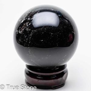 モリオン 1.8Kg 丸玉 108mm 黒水晶 一点物 [送料無料] 151-6980