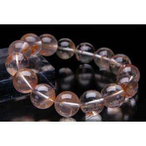セリサイトインクォーツ セリサイト ブレスレット 粒径13mm-13.8mm