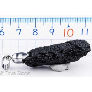 テクタイト 原石 ペンダントトップ 8.3g 天然ガラス パワーストーン 天然石 隕石｜true-stone