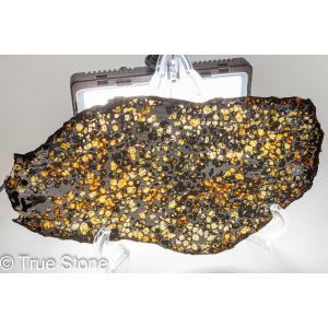 パラサイト隕石 原石 スライス 320g 石鉄...の詳細画像1