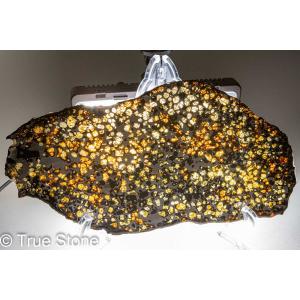 パラサイト隕石 原石 スライス 320g 石鉄...の詳細画像2