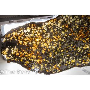 パラサイト隕石 原石 スライス 320g 石鉄...の詳細画像3