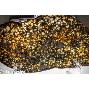 パラサイト隕石 原石 スライス 320g 石鉄...の詳細画像4