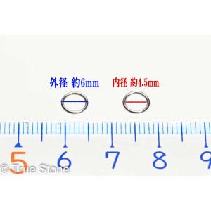 ステンレス鋼 丸カン 6mm 2個セット まと...の詳細画像1