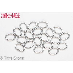 ステンレス鋼 オーバル 丸カン 3mm×4mm...の詳細画像1