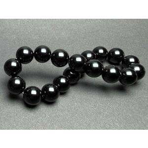 天然 黒水晶 モリオン ブレスレット 10mm...の詳細画像3