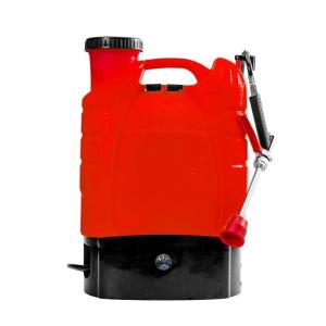 噴霧器 電動 18L 充電式 背負い式 散水機 バッテリー式 ジェット噴射 ガーデニング 園芸 農業 雑草対策 虫駆除 消毒 消火 家庭用 (赤)｜truejoystore