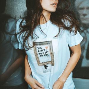 Tシャツ レディース メンズ ブランド おしゃれ kareME BK HEART Tシャツ｜trues