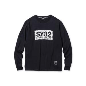 SY32 by sweet years Tシャツ 長袖 ボックスロゴロングTシャツ ロンT メンズ ...