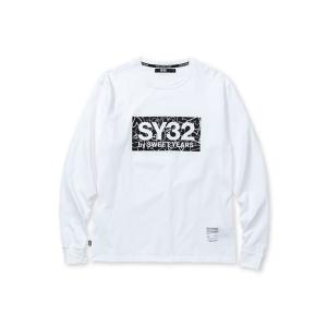 SY32 by sweet years Tシャツ 長袖 ボックスロゴロングTシャツ ロンT メンズ ...