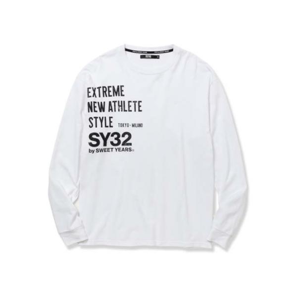 SY32 by SWEET YEARS ロゴ Tシャツ ロンT 長袖 メンズ ブランド おしゃれ か...