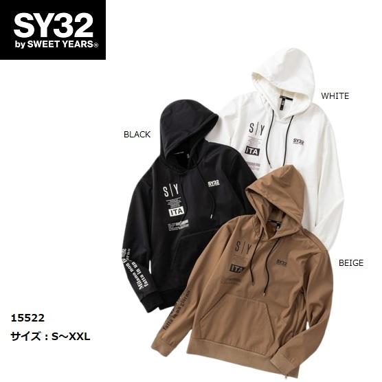 SY32 by SWEET YEARS パーカー 長袖 メンズ レディース おしゃれ かっこいい か...