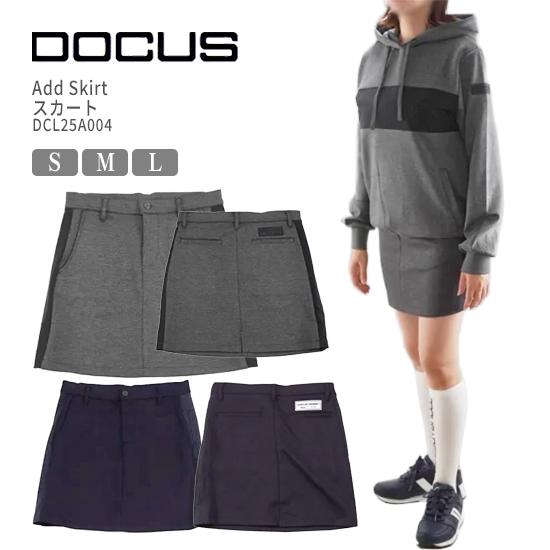 DOCUS ゴルフ レディース おしゃれ ブランド かわいい DCL25A004 Add Skirt...