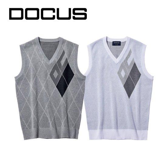DOCUS ゴルフウェア ベスト ニット メンズ レディース おしゃれ ブランド かっこいい DCM...