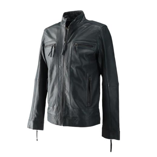 レザージャケット メンズ ライダース RIDEZ シングル CLUBS JACKET IronBlu...