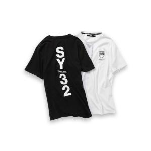 sy32 by sweetyears Tシャツ メンズ レディース おしゃれ ブランド 半袖 シールドロゴ TNS1722J 大きいサイズ あり｜Lifestyle Select Store TrueS