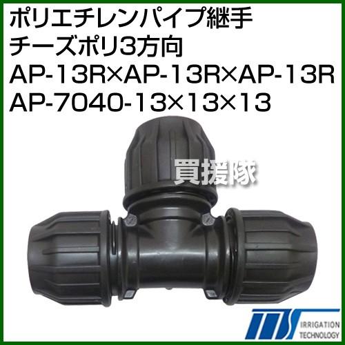 株式会社イリテック ポリエチレンパイプ継手 チーズポリ3方向 AP-13R×AP-13R×AP-13...