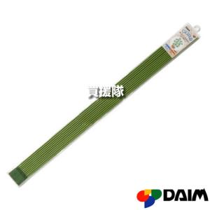 DAIM グリーン鉄線 直径3.2mm×75cm 10本入りパック 第一ビニール