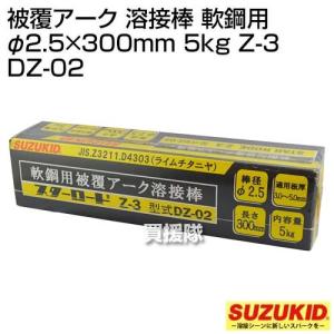 スター電器(スズキッド) 被覆アーク 溶接棒 軟鋼用 φ2.5×300mm 5kg Z-3 DZ-02｜truetools