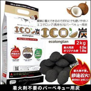 豆炭 バーベキュー 炭 2kg 燃料 アウトドア 木炭 BBQ コンロ エコロン炭 便利グッズ 火起こし｜truetools