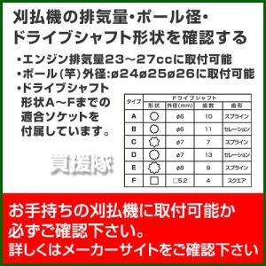ニシガキ 刈太郎500 刈払機取付用 N-834の詳細画像1