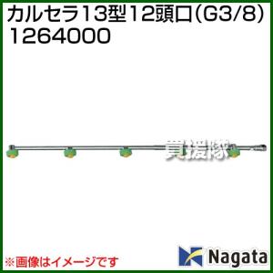 （クーポンで1000円OFF）（法人限定）永田製作所 カルセラ13型12頭口 G3/8 1264000