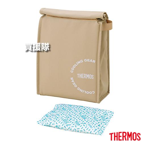 （P5倍）（3月8日限定）サーモス 保冷バッグインバッグ 3L 保冷剤付き ベージュ 2個セット
