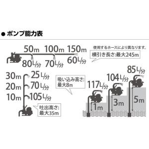 工進 エンジンポンプ 4サイクル 25mm 散...の詳細画像4