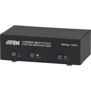 ATENジャパン 株 ATEN ビデオ切替機 VGA / 2入力 / 1出力 / オーディオ VS0201 期間限定