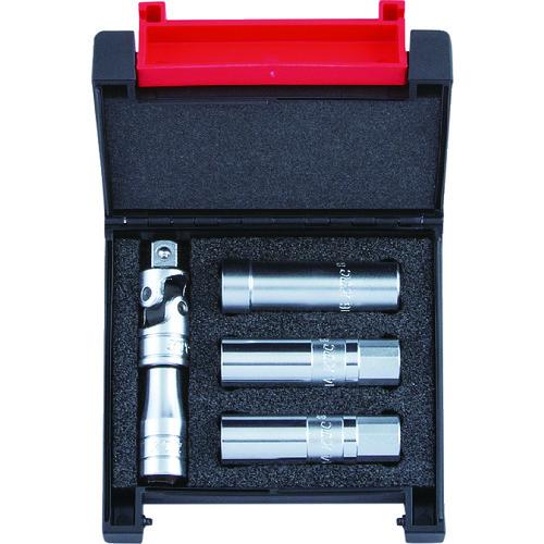 京都機械工具 KTC エンジン整備用レンチ 9.5sq.スパークプラグレンチセット 5点セット AT...