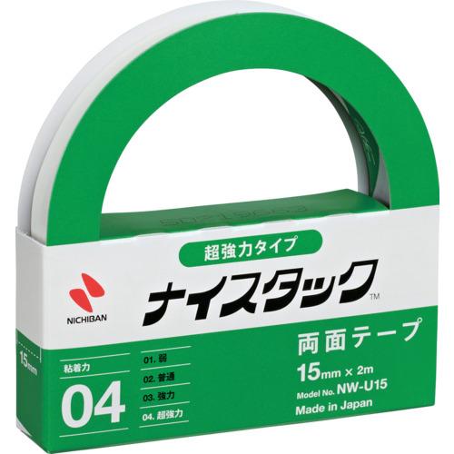 ニチバン 両面テープ ナイスタック超強力タイプ NW-U15 15mmX2m NW-U15 期間限定...