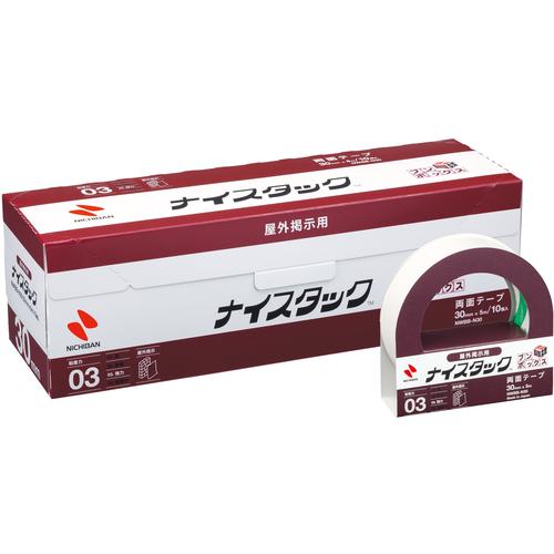 ニチバン 両面テープ ナイスタック屋外掲示用 NWBB-N30 30mmX5m 大巻10巻入 NWB...
