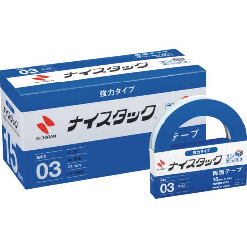 ニチバン 両面テープ ナイスタック強力タイプ NWBB-K15 15mmX18m 大巻10巻入 NW...