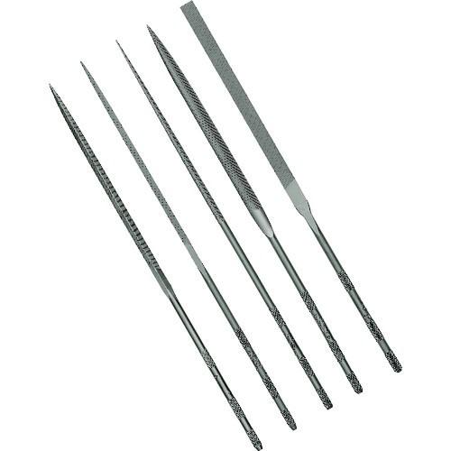 バローベ社 Vallorbe 精密ニードルヤスリ 5種セット 160mm #4 LA-ST-160-...