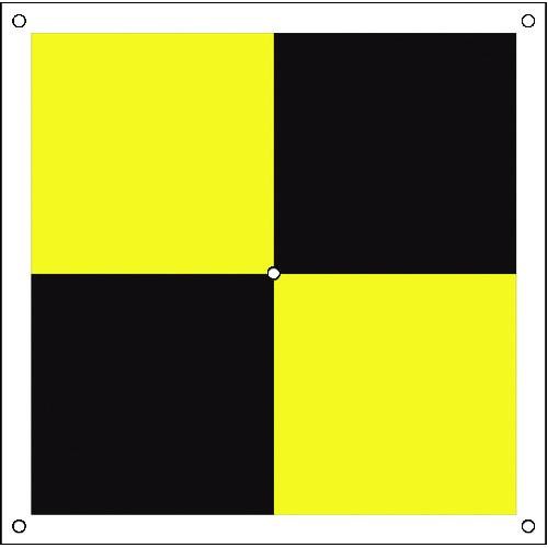 （法人限定）グリーンクロス ドローン用対空標識プラス型 黄黒 6300001179 期間限定 ポイン...