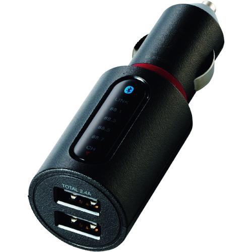 エレコム ELECOM Bluetooth R FMトランスミッター 2.4A/2ポート LAT-F...