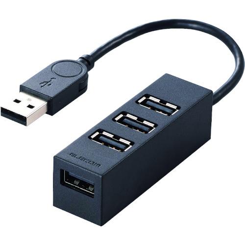 エレコム ELECOM 機能主義USBハブ 短ケーブル4ポート U2H-TZ426BBK 期間限定 ...