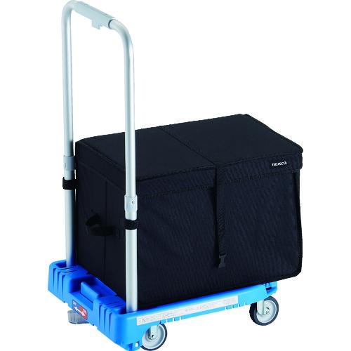 トラスコ中山 TRUSCO 樹脂台車 カルティオミニ weego 省音車輪 ブルー ストッパー付 T...