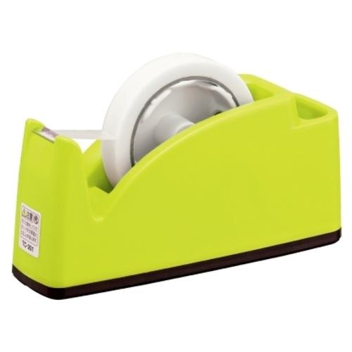 プラス PLUS 31242 テープカッター TC-201 ライトグリーン TC-201_LGR 期...