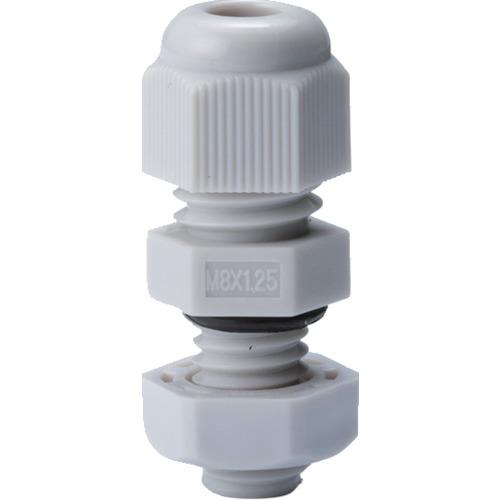 タカチ Mネジケーブルグランド 低価格タイプ ライトグレー RM8L-4S 期間限定 ポイント10倍