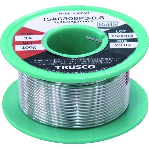 トラスコ中山 株 TRUSCO 鉛フリーはんだ やに入り 100G巻0.5 TSAC305P3-0....