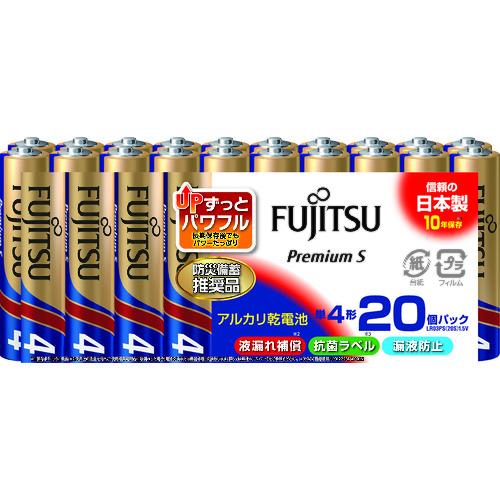 FDK 株 富士通 アルカリ乾電池単4 PremiumS 20本入 LR03PS 20S 5Ｐｋ入 ...