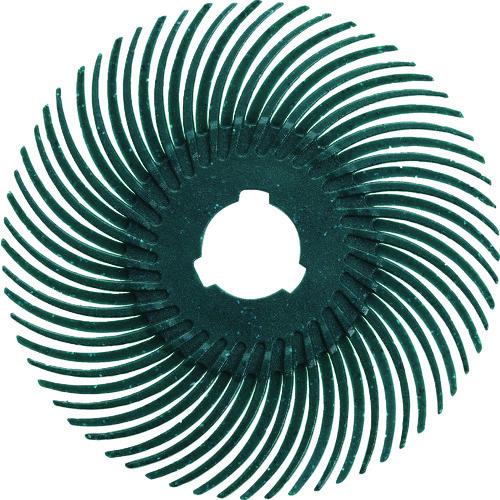 トラスコ中山 TRUSCO ラジアルブラシディスクΦ50.8#80緑 TBR50.8X80 20枚入...