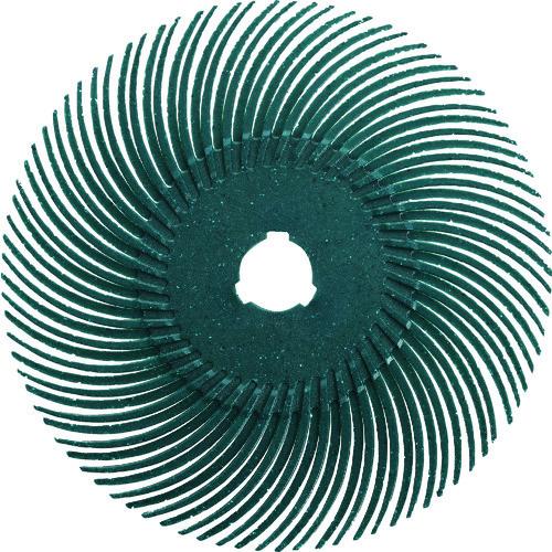 トラスコ中山 TRUSCO ラジアルブラシディスクΦ76.2#80緑 TBR76.2X80 20枚入...