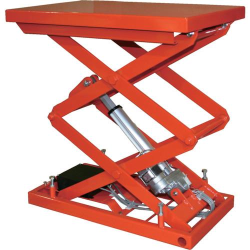 トラスコ中山 TRUSCO テーブルリフト 70kg 倍速タイプ 電動Bねじ式 100V 520×8...