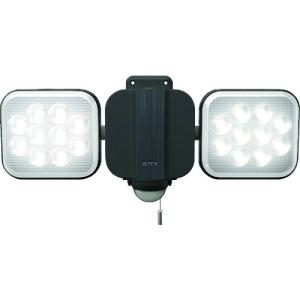 ムサシ RITEX LEDセンサーライト C-AC8160 防犯カメラ 8W×2灯 照らす