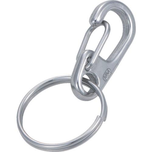 トラスコ中山 TRUSCO ミニクリップ 二重リング付き ステンレス製 #2 2個入 TMPW-2 ...