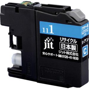 ジット ブラザー LC111C対応 ジットリサイクルインク JIT-B111C シアン JIT-B111C 期間限定 ポイント10倍｜truetools