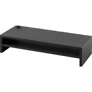 アイリスオーヤマ IRIS 289233 モニター台棚板付き ブラックオーク MNS590T-BO 期間限定 ポイント10倍